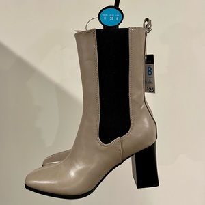 Primark Taupe Heeled Boots